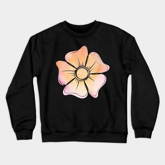 Summer Flowers Crewneck Sweatshirt by Usea Studio